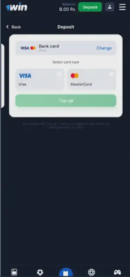1win deposits